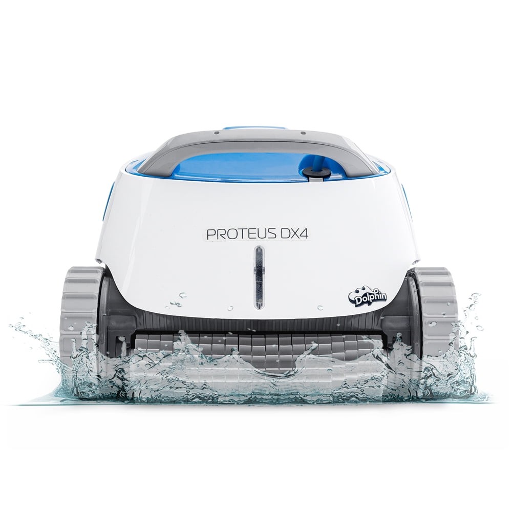 Maytronics Dolphin Proteus DX4 Robotic Pool Cleaner, Wall Climbing, Waterline