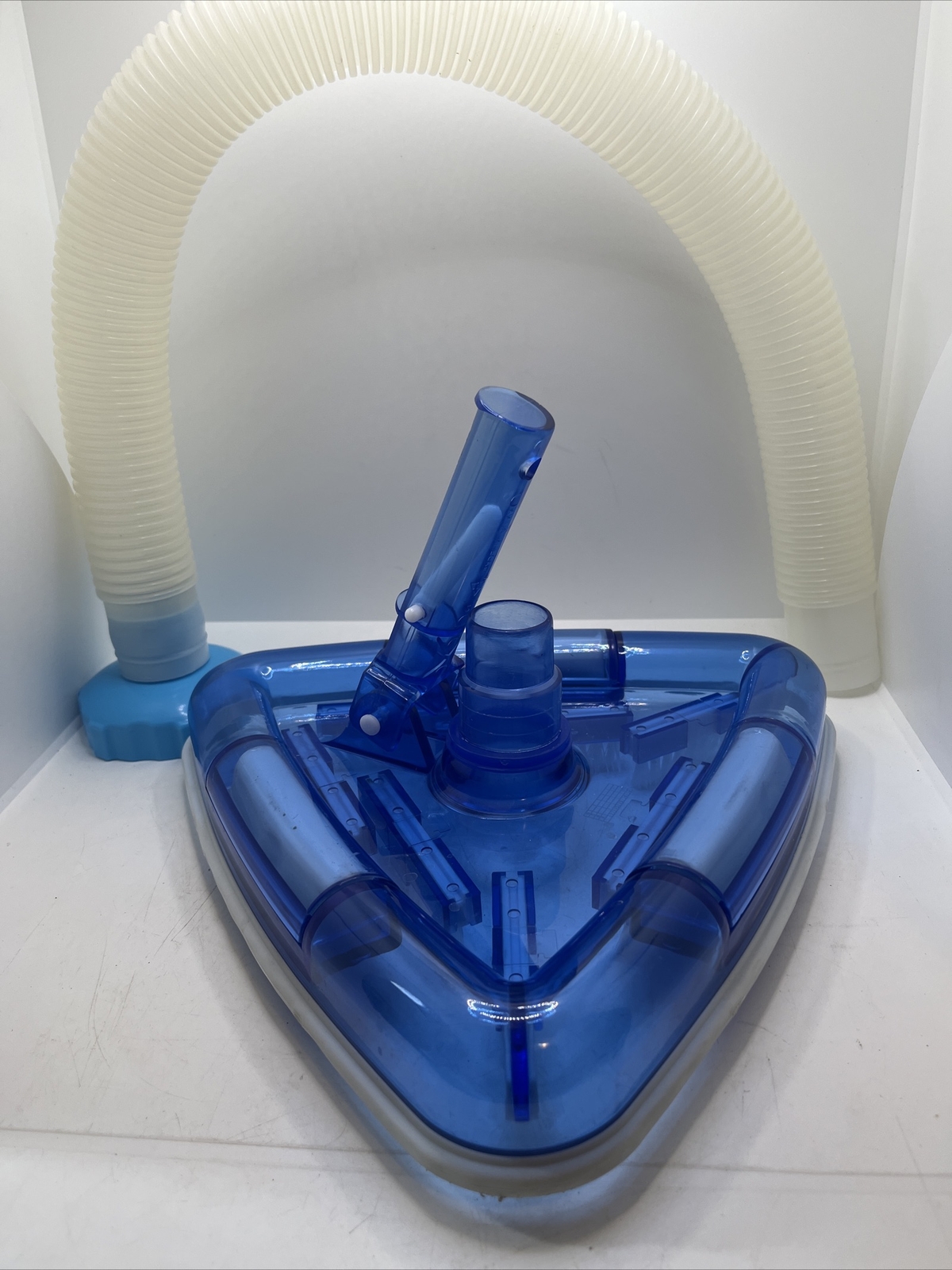 Triangle Weighted Pool & Spa Vacuum Head 11&Prime; Wide Pool Cleaning Brush Head