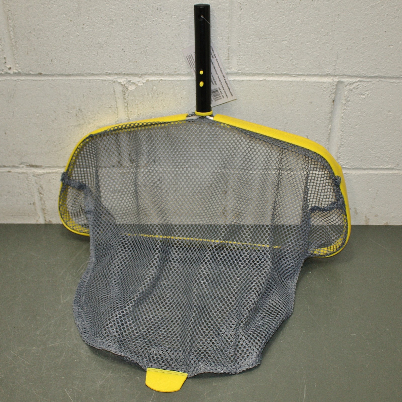 (5) Jed Pool Tools Leaf Rake Head 40-396, Black/Yellow, 22&Prime; x 19-3/4&Prime;, Aluminum