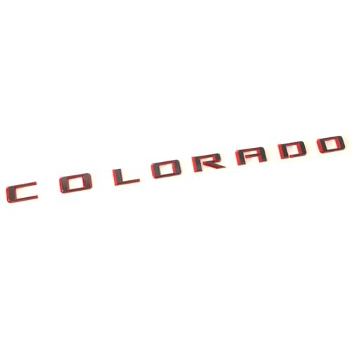 OEM 2023 Colorado Emblem 3D Letters Badge fits Replacement for 2019 1pc redline