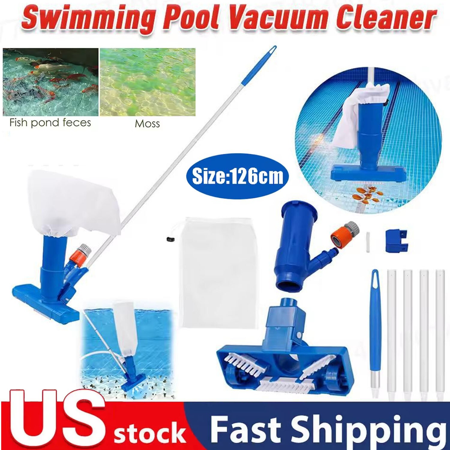 Advanced Handheld Pool Vacuum for Above-Ground Pools: Efficient Jet Cleaner