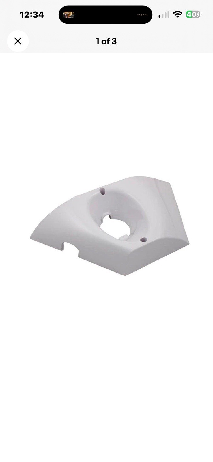 K10 Replacement Bottom with Bracket for Polaris 280, White