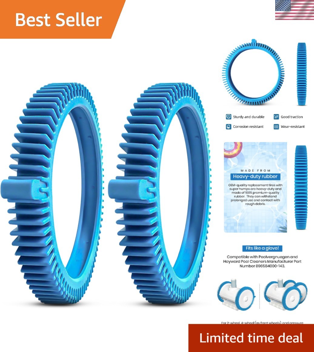 High-Quality 2-Pack Tires Compatible with Pool Cleaners – OEM #896584000-143
