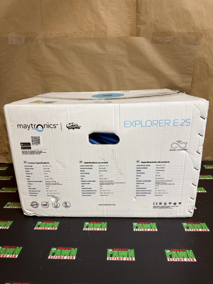 Dolphin Explorer E25 Robotic Pool Cleaner WiFi Wall Climbing In-Grou (R7A016515)