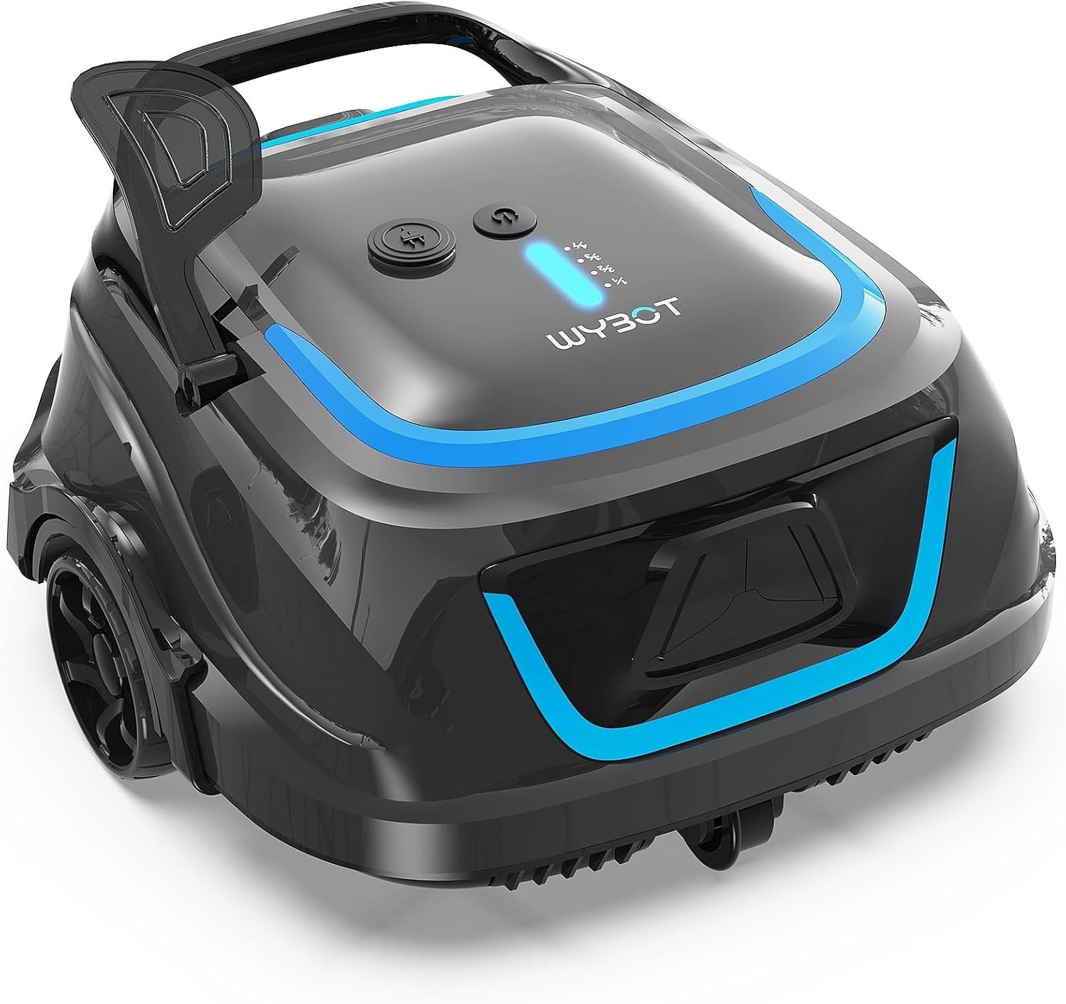 A1 Robotic Pool Vacuum – Dual-Layer Filtration, 130-Min Runtime, Klein Blue