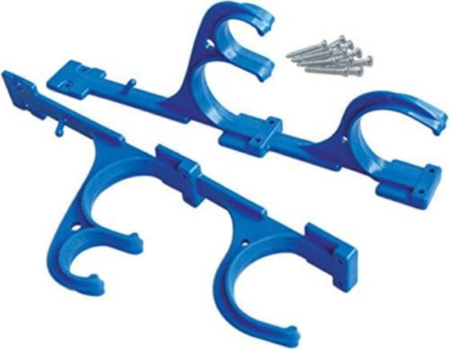 Wall-Mounted Rust-Resistant Hanger for Pool & Garden Tools – Easy Installation