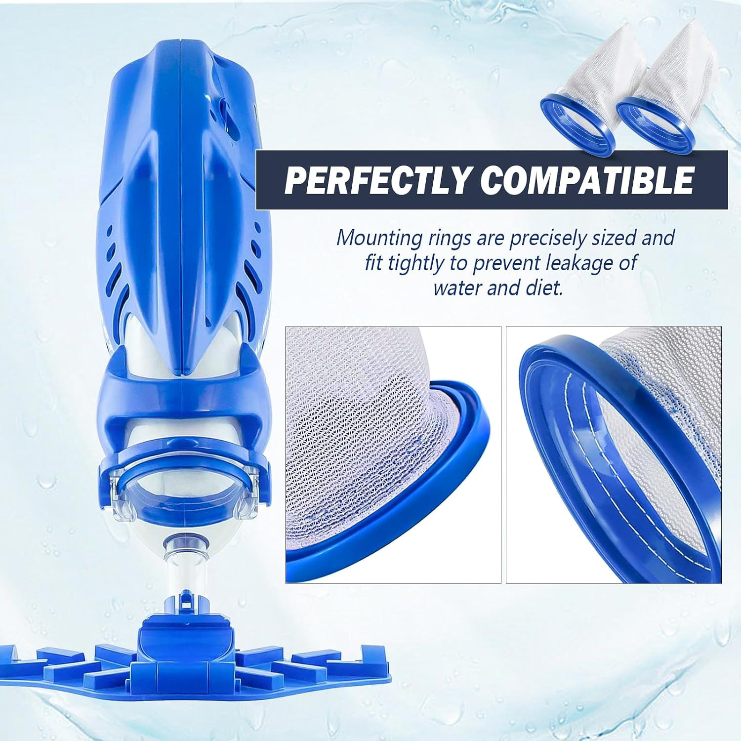 Pool Vacuum Cleaner Filter Bag Compatible with Max, Catfish Ultra, iVac 250, iVA