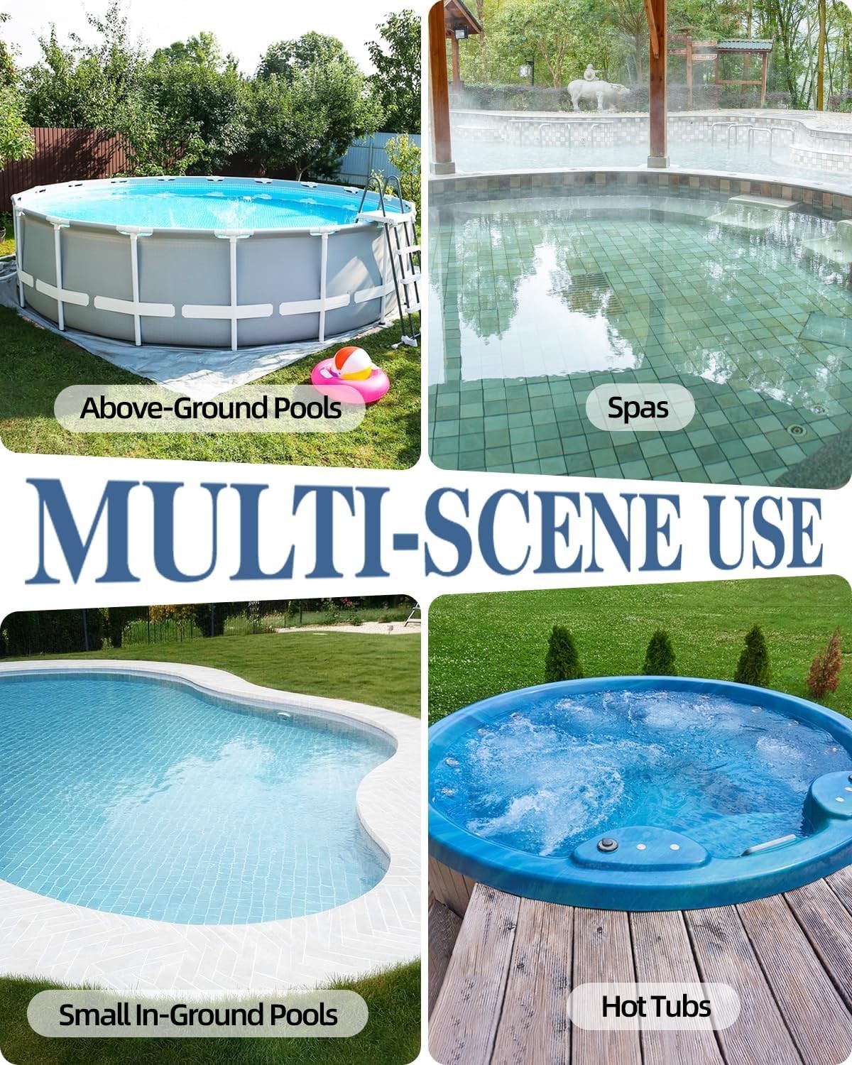 Cordless Handheld Spa Pool Vacuum – Rechargeable Sand Debris Cleaner Green