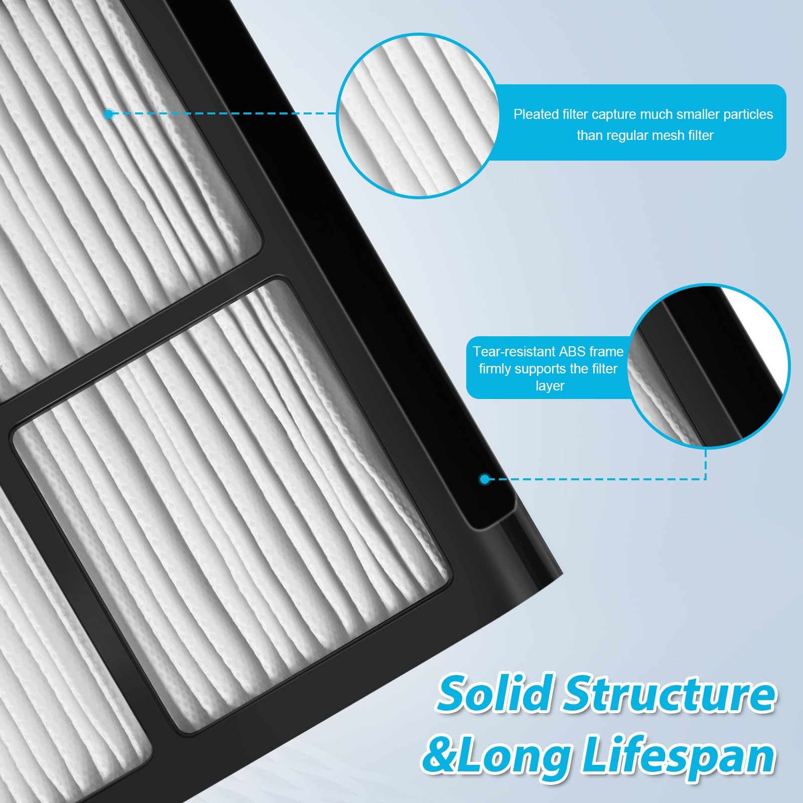 Ultra-Fine Filter Panels for Dolphin Pool Cleaners Active 10, E10, E20, S50