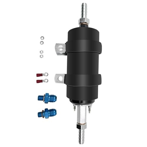High Flow 290LPH Inline Fuel Pump with Installation Kit – Replacement for