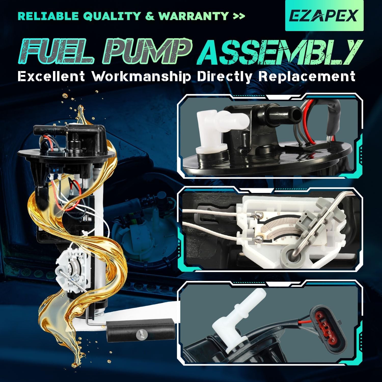 Fuel Pump Assembly 2208060 2206261 Compatible With Polaris RZR XP 1000 EVAP