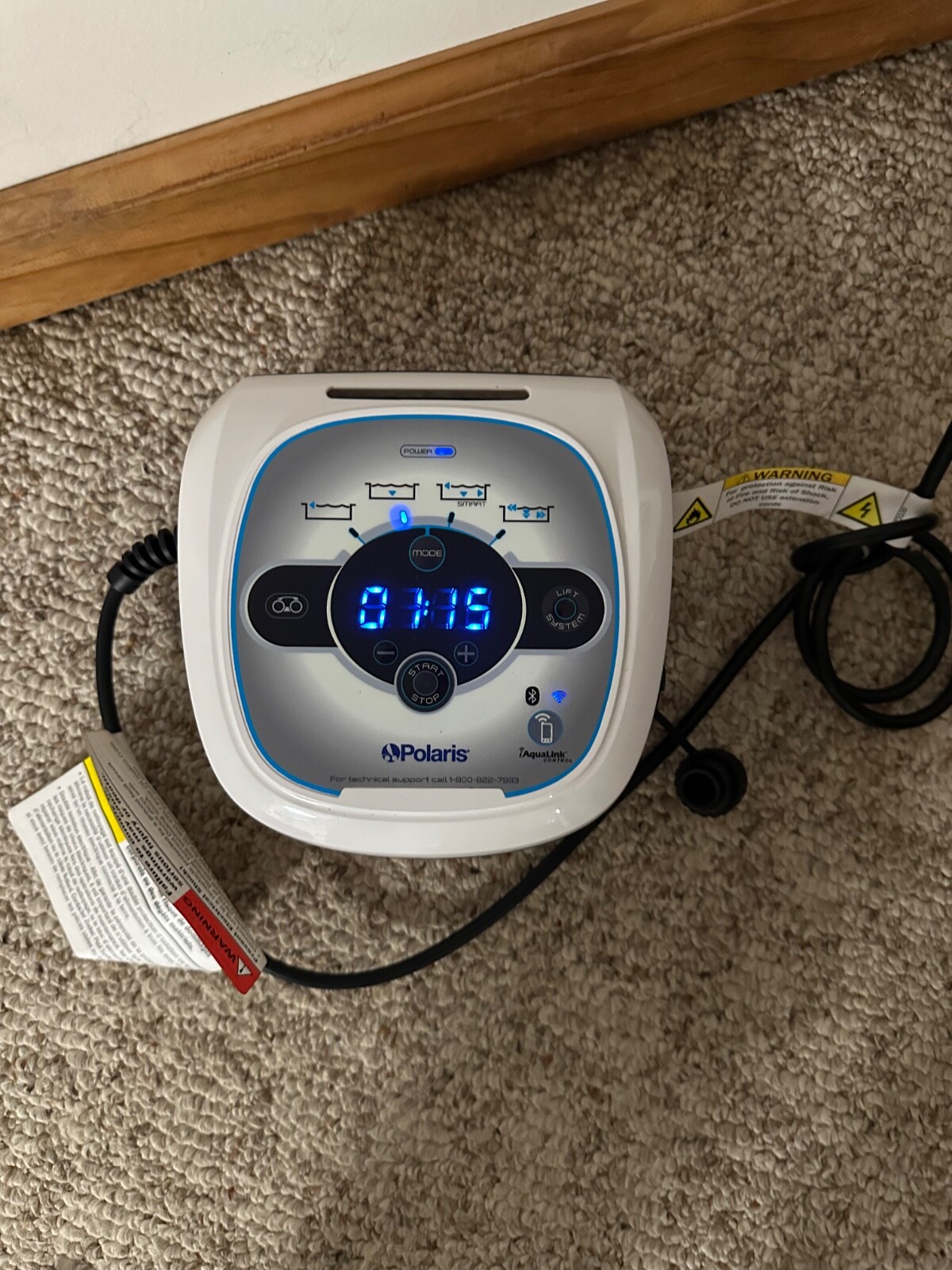 The Polaris VRX iQ+ Robotic Pool Cleaner with iAquaLink Control FVRXIQP