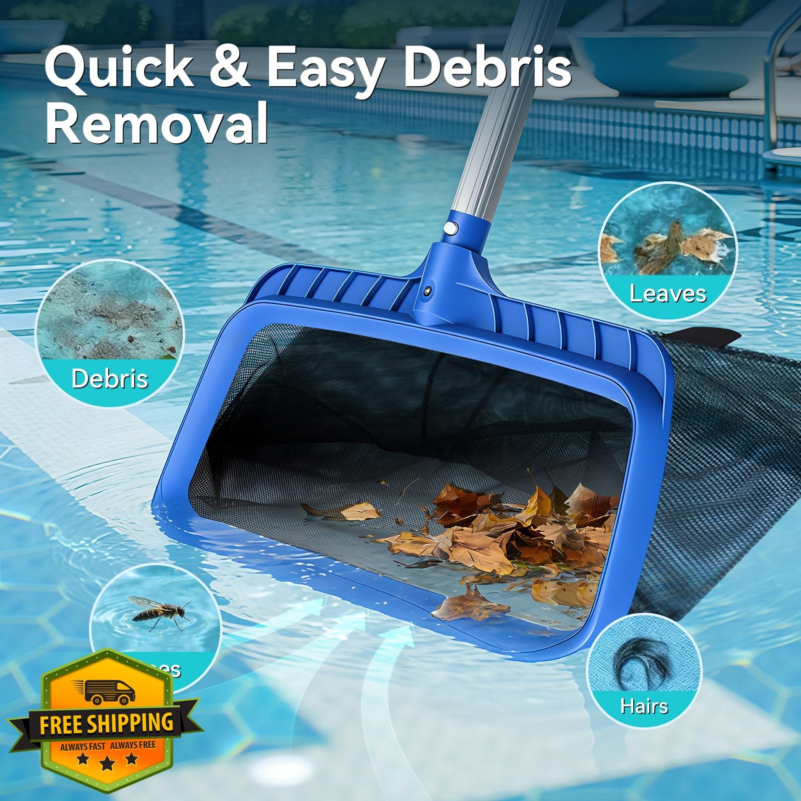Monitok Pool Net 2 Blue-Black