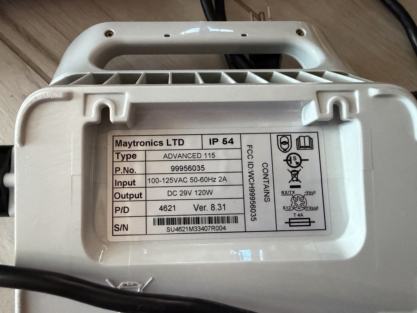 Maytronics Dolphin Active20 Robot Pool Vac, Power Supply,New Cord,Filter Basket