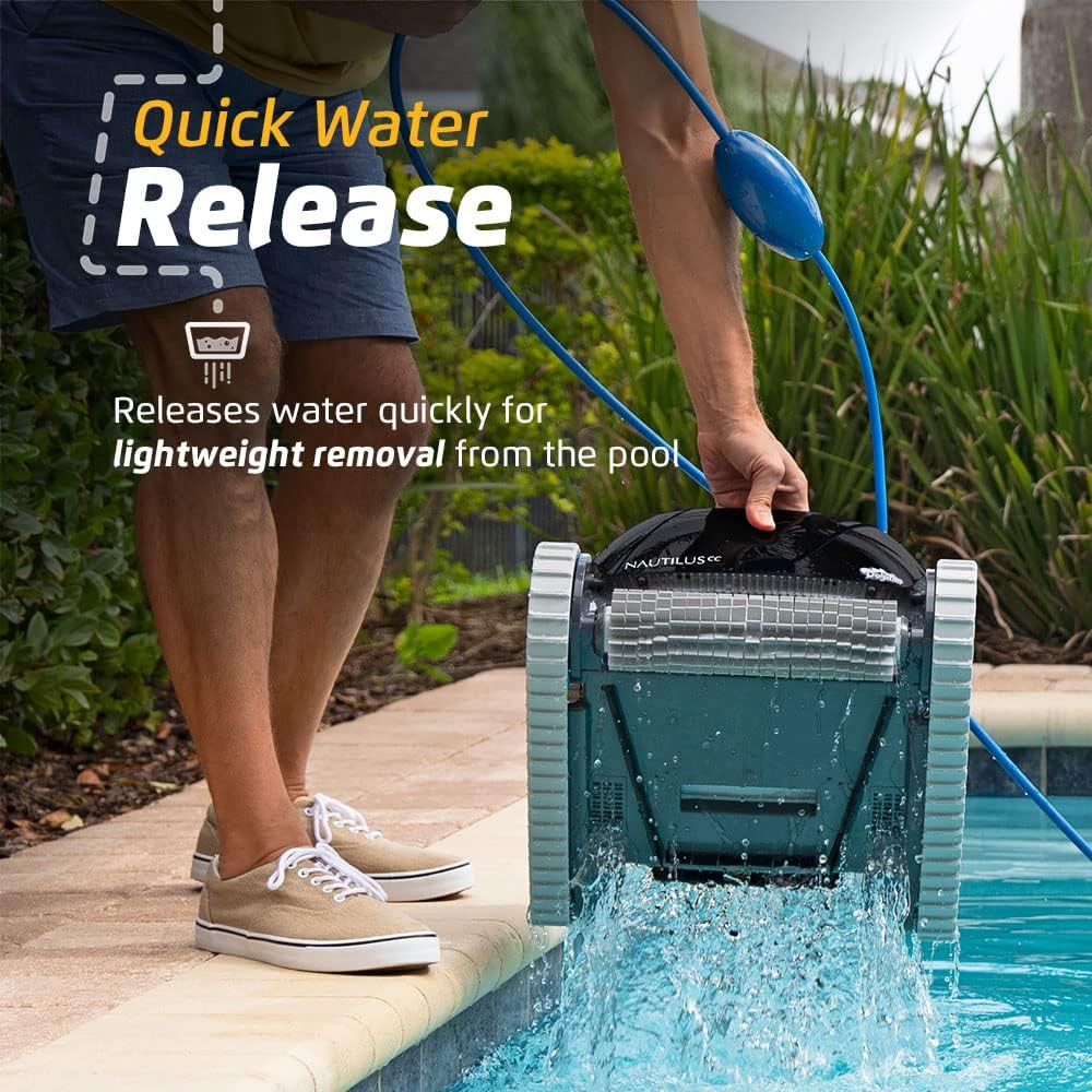 Dolphin Nautilus CC Automatic Robotic Pool Vacuum Cleaner, Wall Climbing Scrubbe