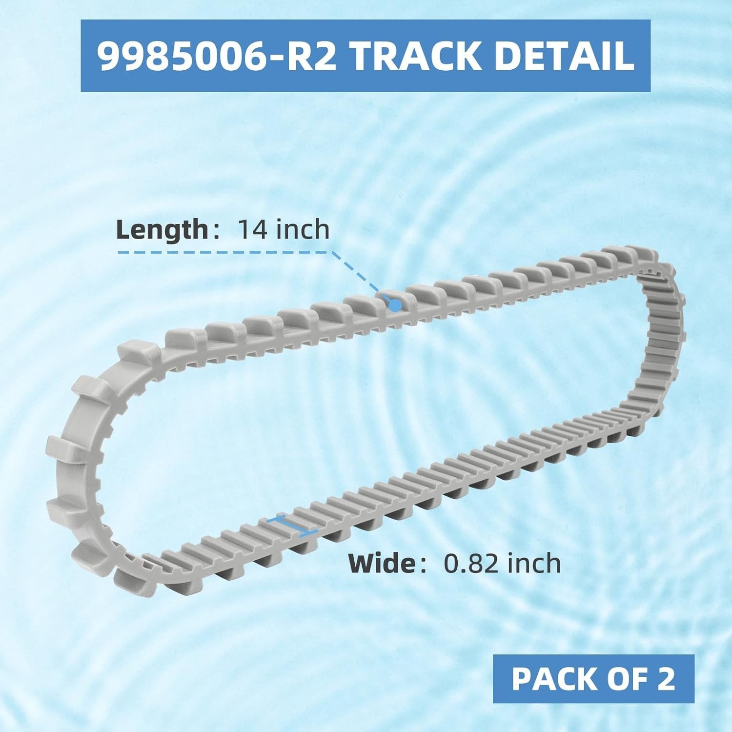 9985006-R2 Automatic Robotic Pool Cleaners Tracks Parts Replacement for Dolph…