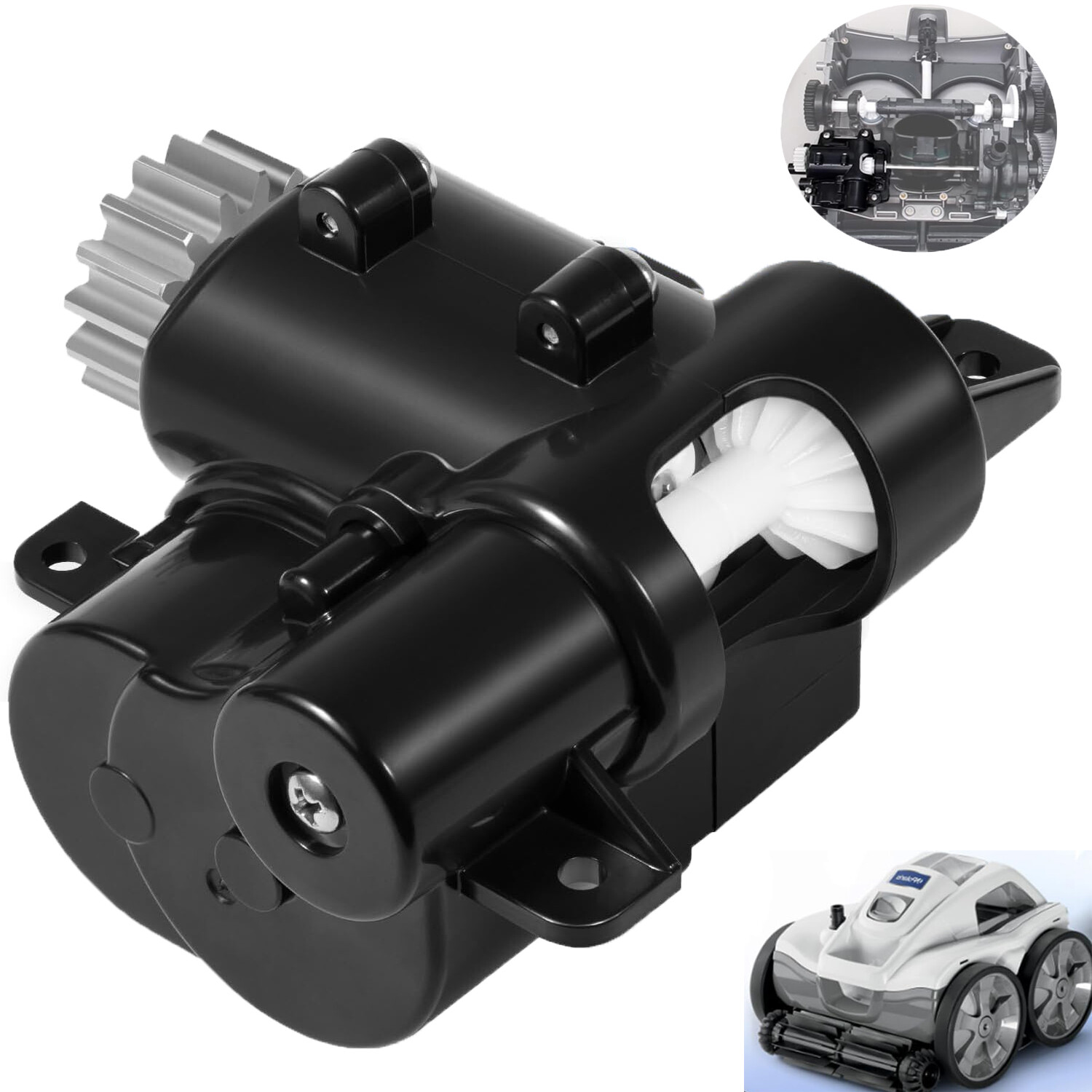 Replace R0837300 Gearbox Assembly Fit for Polaris Quattro P40/Sport Pool Cleaner