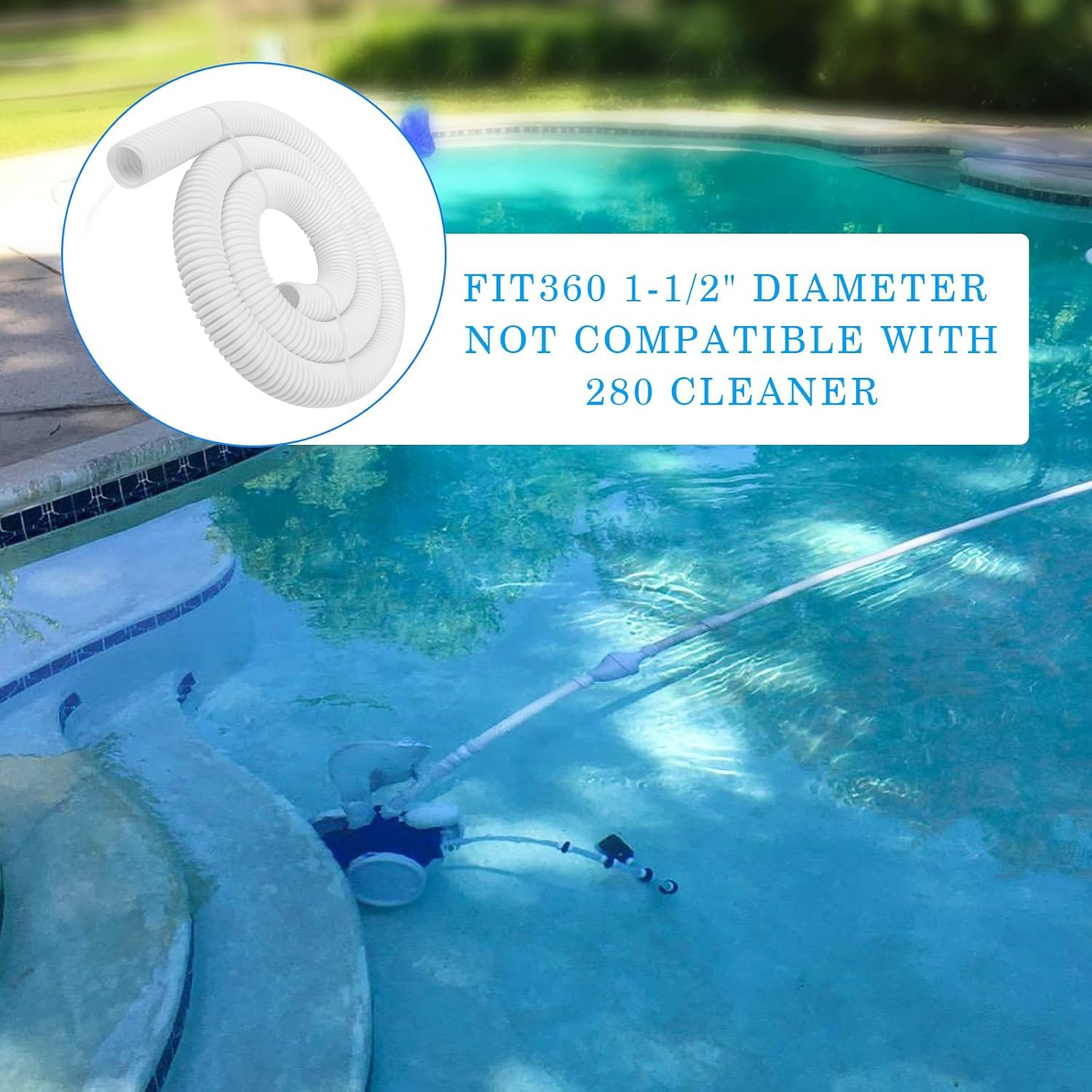 2x For Polaris-360 Water Supply Hose 6 Inch Pool Cleaner Part 9-100-3102