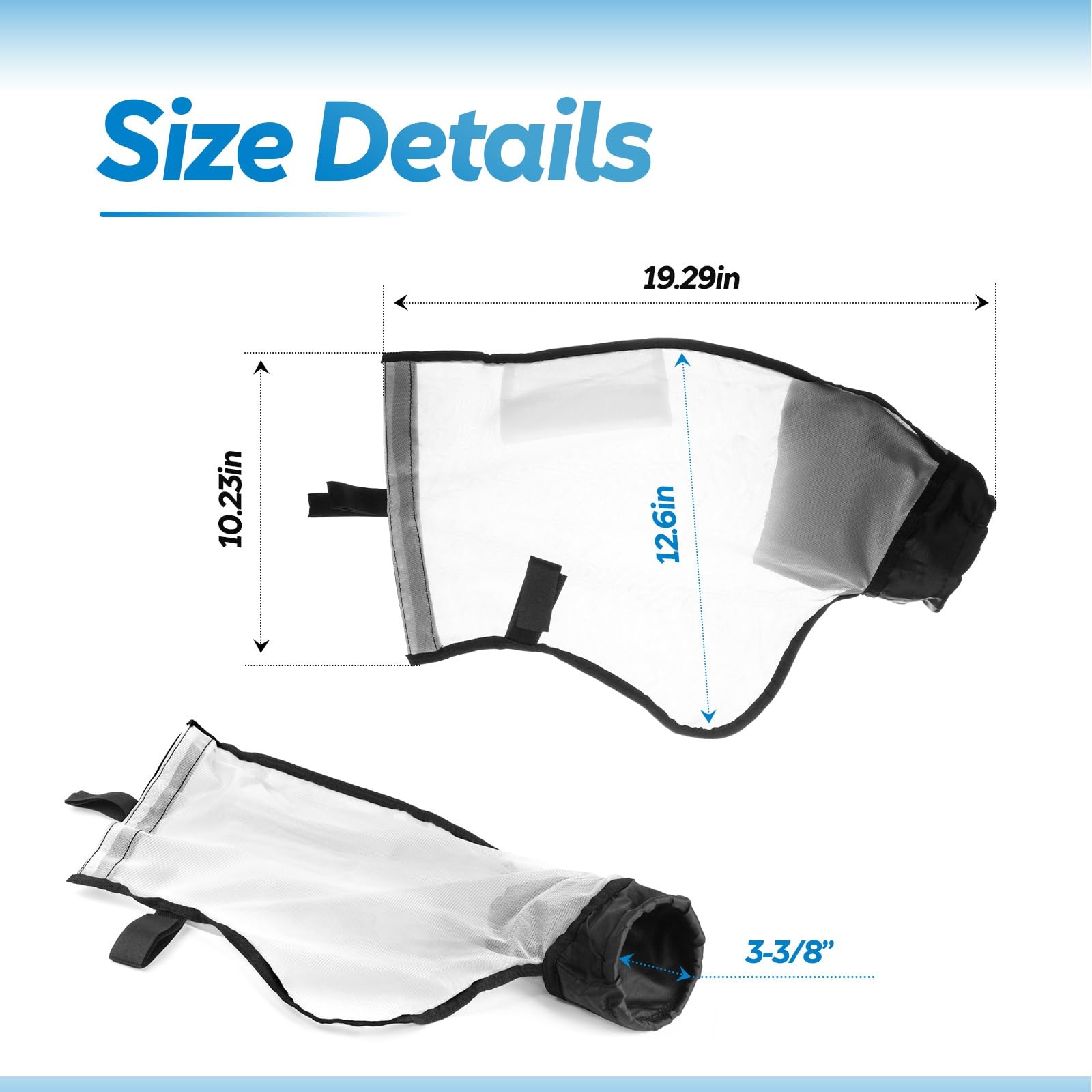 ANTOBLE 360240 Pool Cleaner Debris Bag Kit Replacement for Black+White