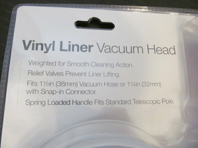Kokido Vinyl Liner Vacuum Head Fits 1-1/4&Prime; and 1-1/2&Prime; Vacuum Hose *