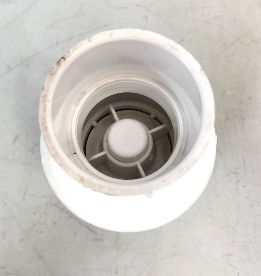 2&Prime; PVC Spring Check Valve, Flo-Control 1011-20, 2lb Spring 2&Prime; Slip x 2&Prime; Slip