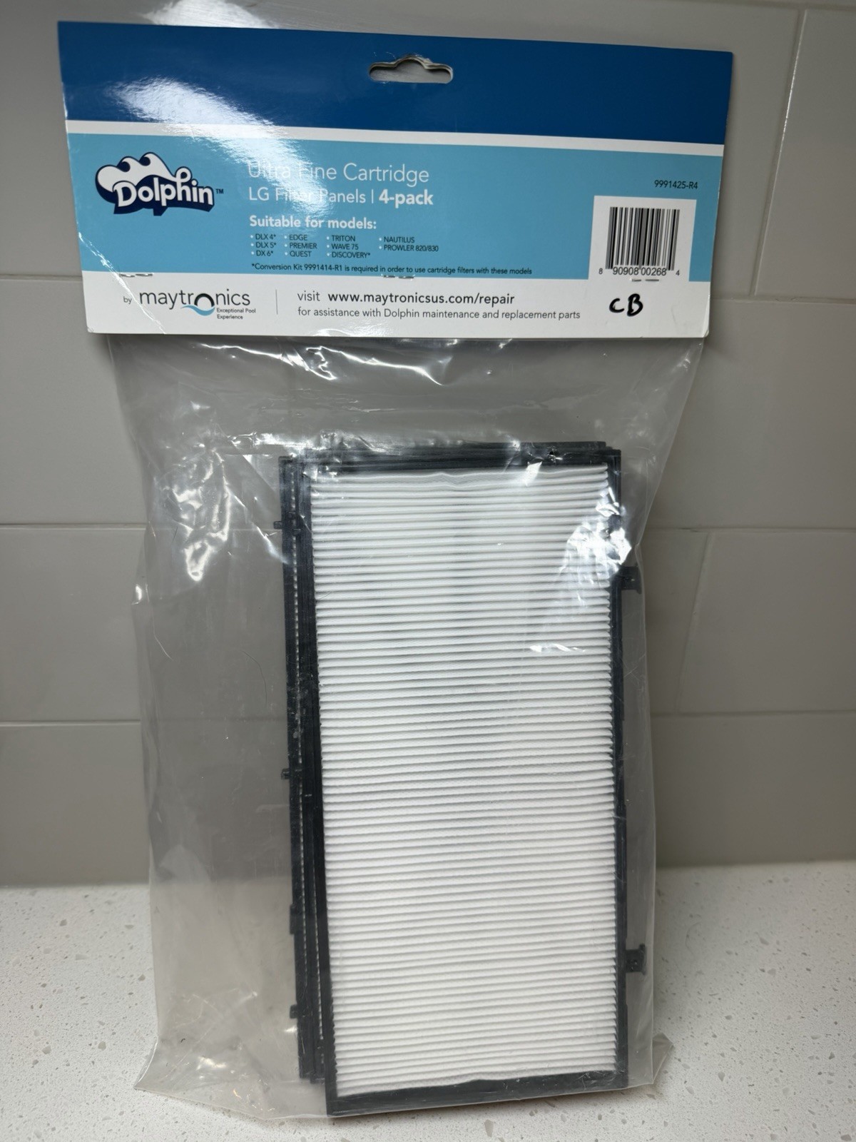 Dolphin Maytronics 9991425-R4 Large Cartridge Filter Panel Fits Nautilus Triton