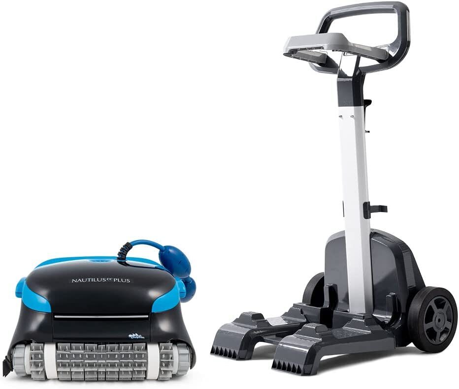 Dolphin Nautilus CC Plus Robotic Pool Vacuum Cleaner with Wi-Fi Control & Caddy