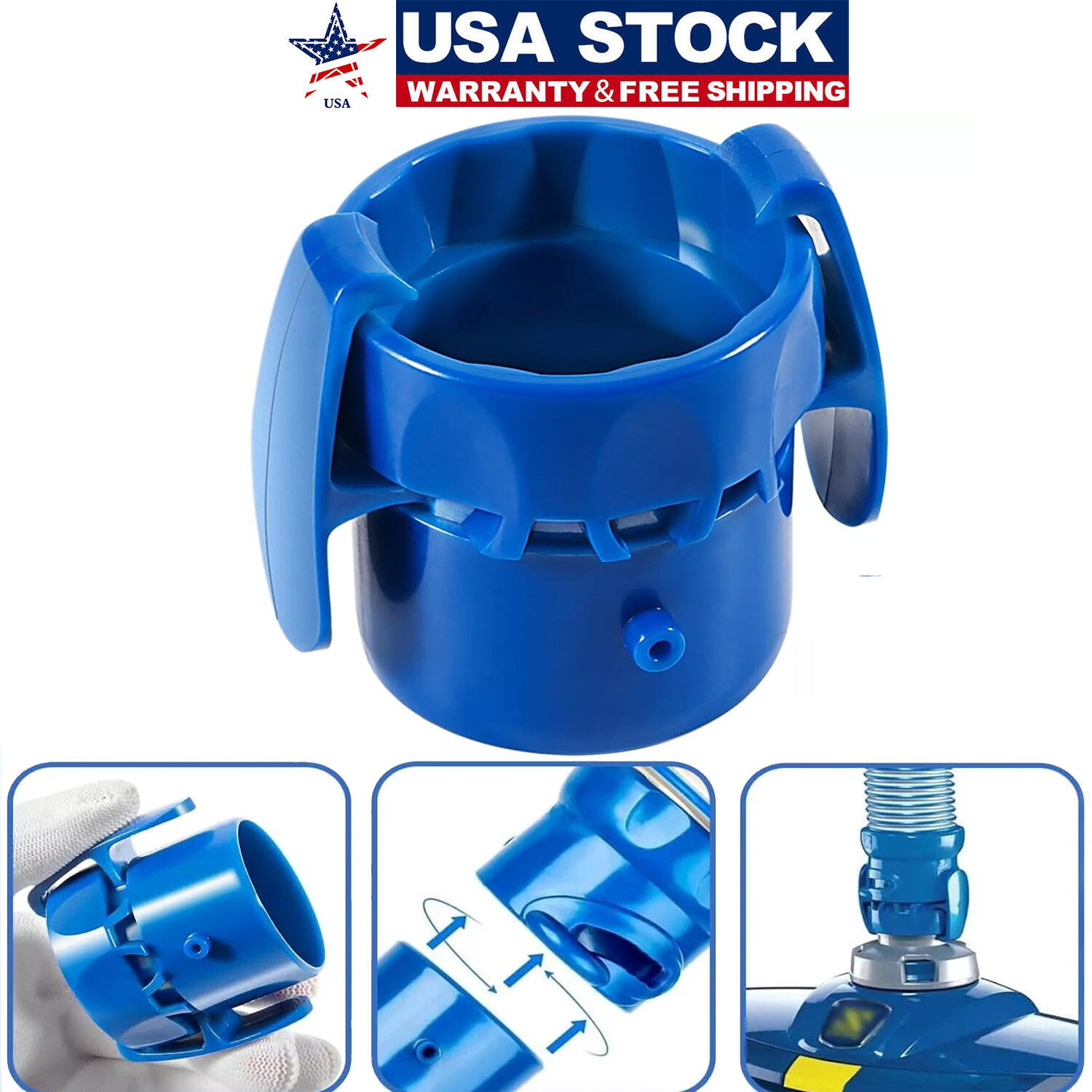 R0526900 Quick Connector for Zodiac Baracuda MX6,MX8,T5 & T5 Duo Suction Cleaner