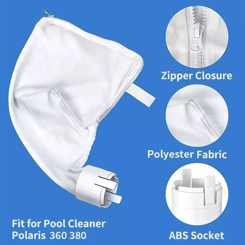 2/4Pack Pool Cleaner Bags All Purpose Filter Bag Replacement for Polaris 260 480