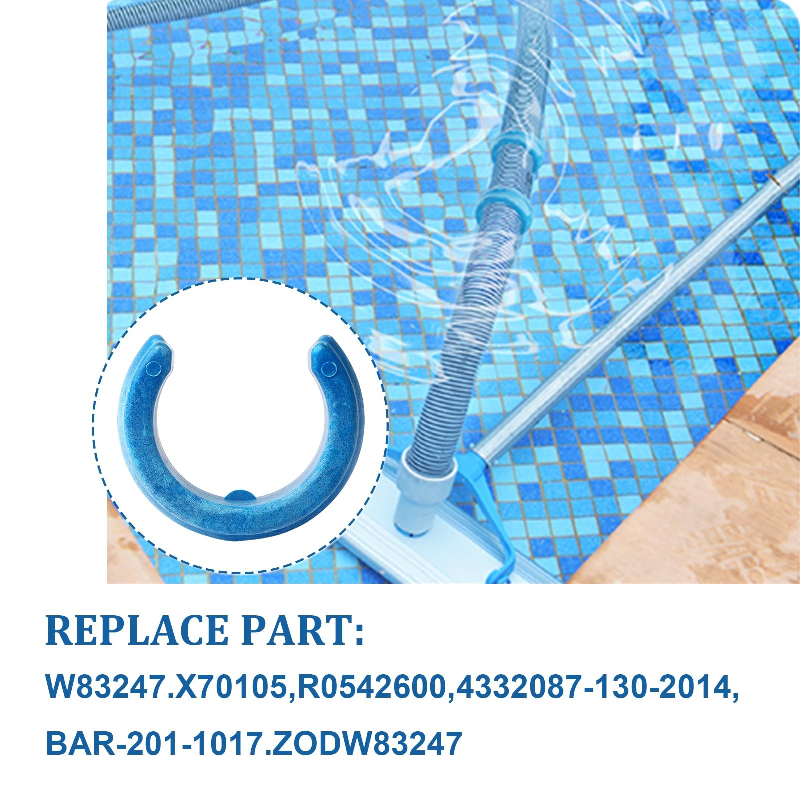 4 Pack Pool Cleaner Hose Weight Replacement, Compatible with Zodiac Baracuda …