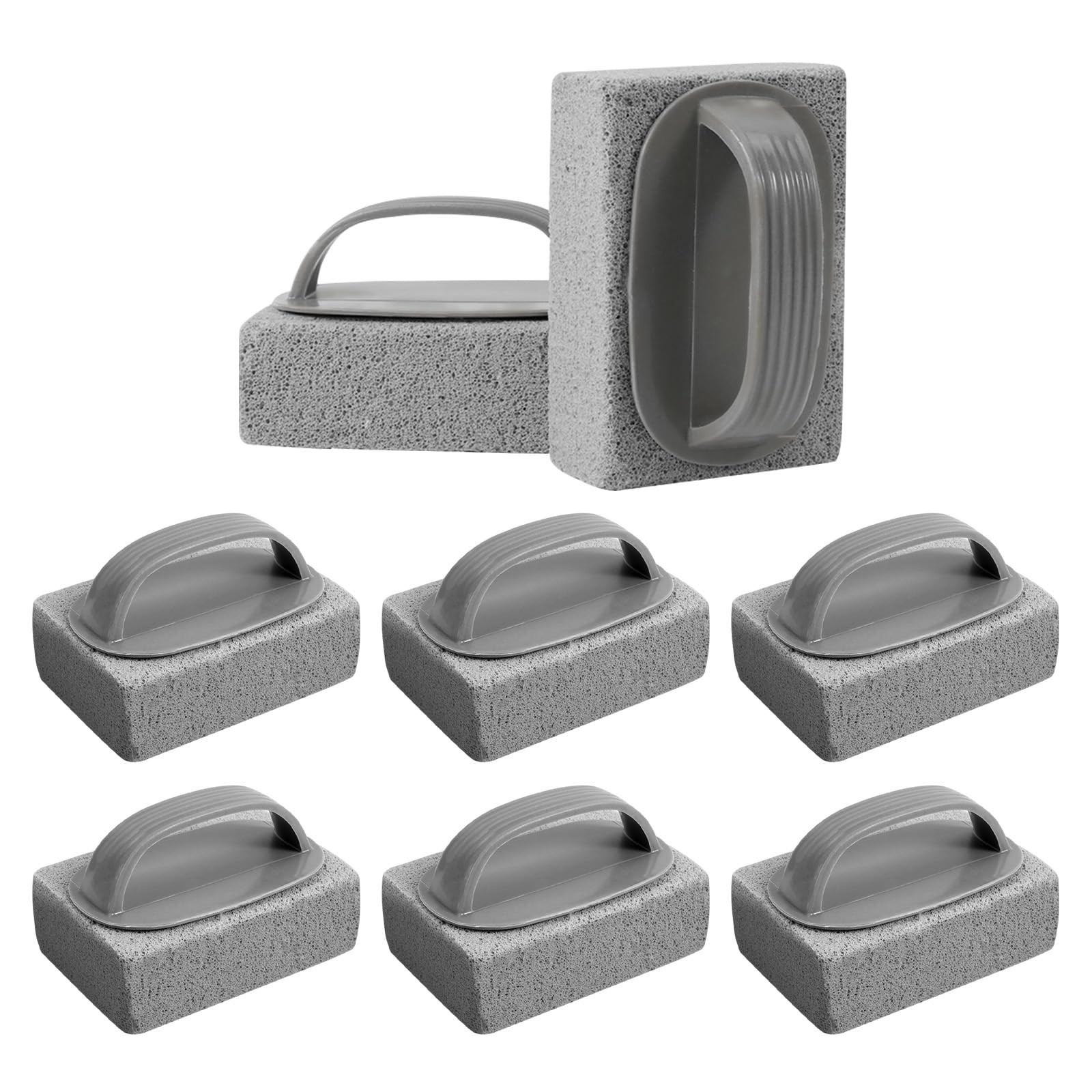 8 Pcs Pool Pumice Stones for Tile Cleaning, Stain Removal & Grout Scrubbing