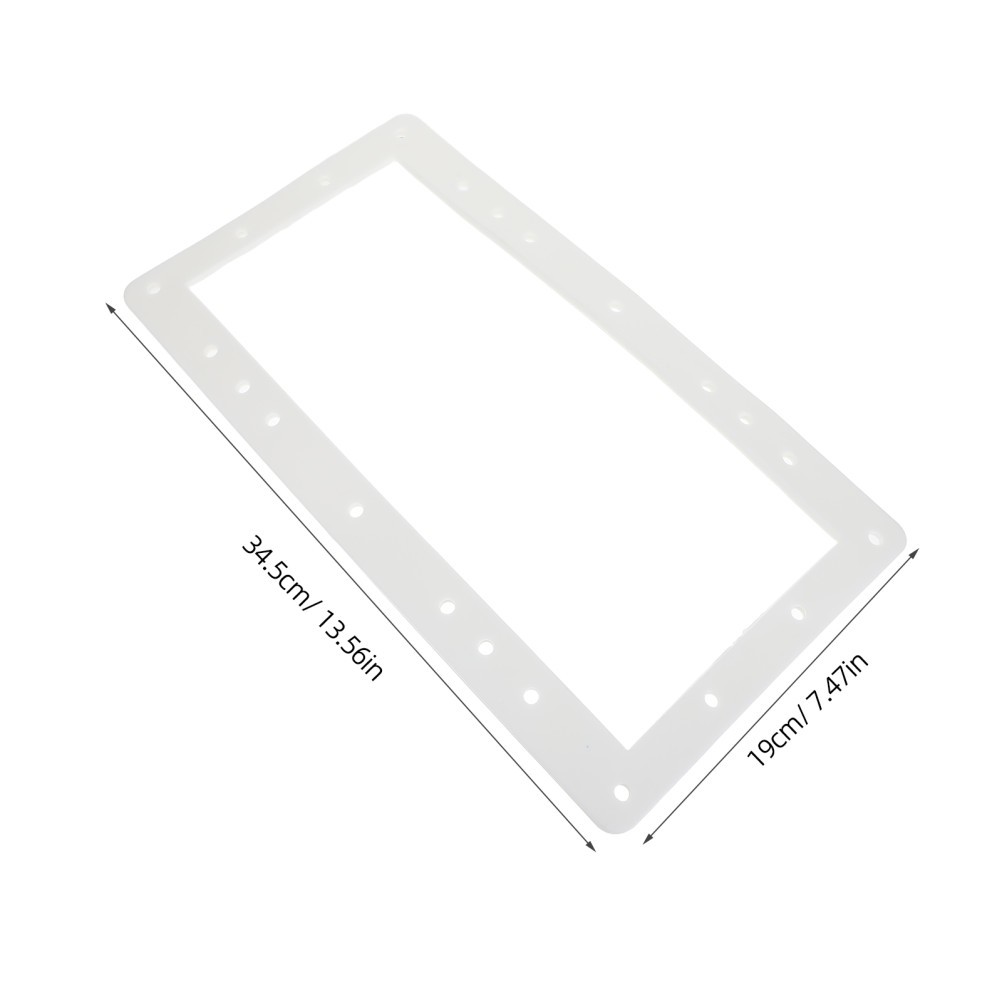 Swimming Pool Skimmer Rubber Pad Ground Gasket Wide Mouth Parts above