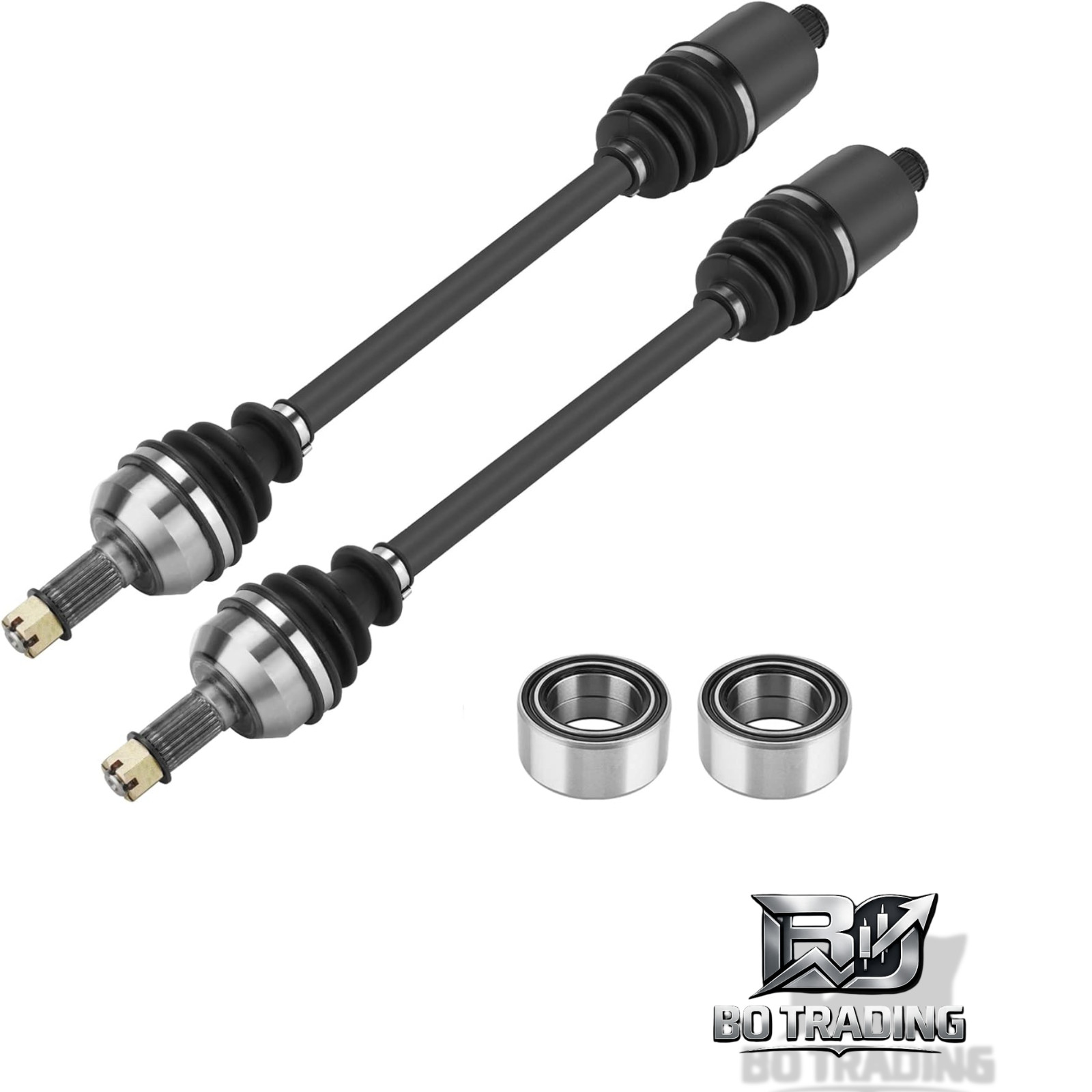 Rear Left Right CV Axle & Wheel Bearing Kit for Polaris RZR S 900/4 900