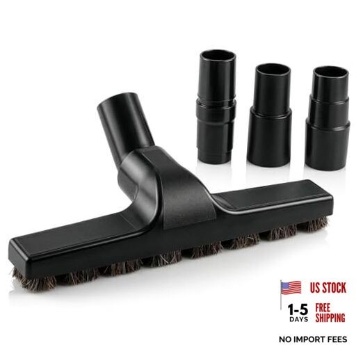 Horsehair Vacuum Brush Attachment/4 – Vacuum Attachments with 3 Hose 1