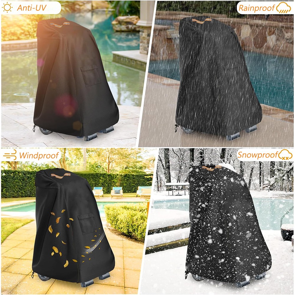 Robotic Pool Cleaner Caddy Cover Classic Outdoor Waterproof Vacuum Protector