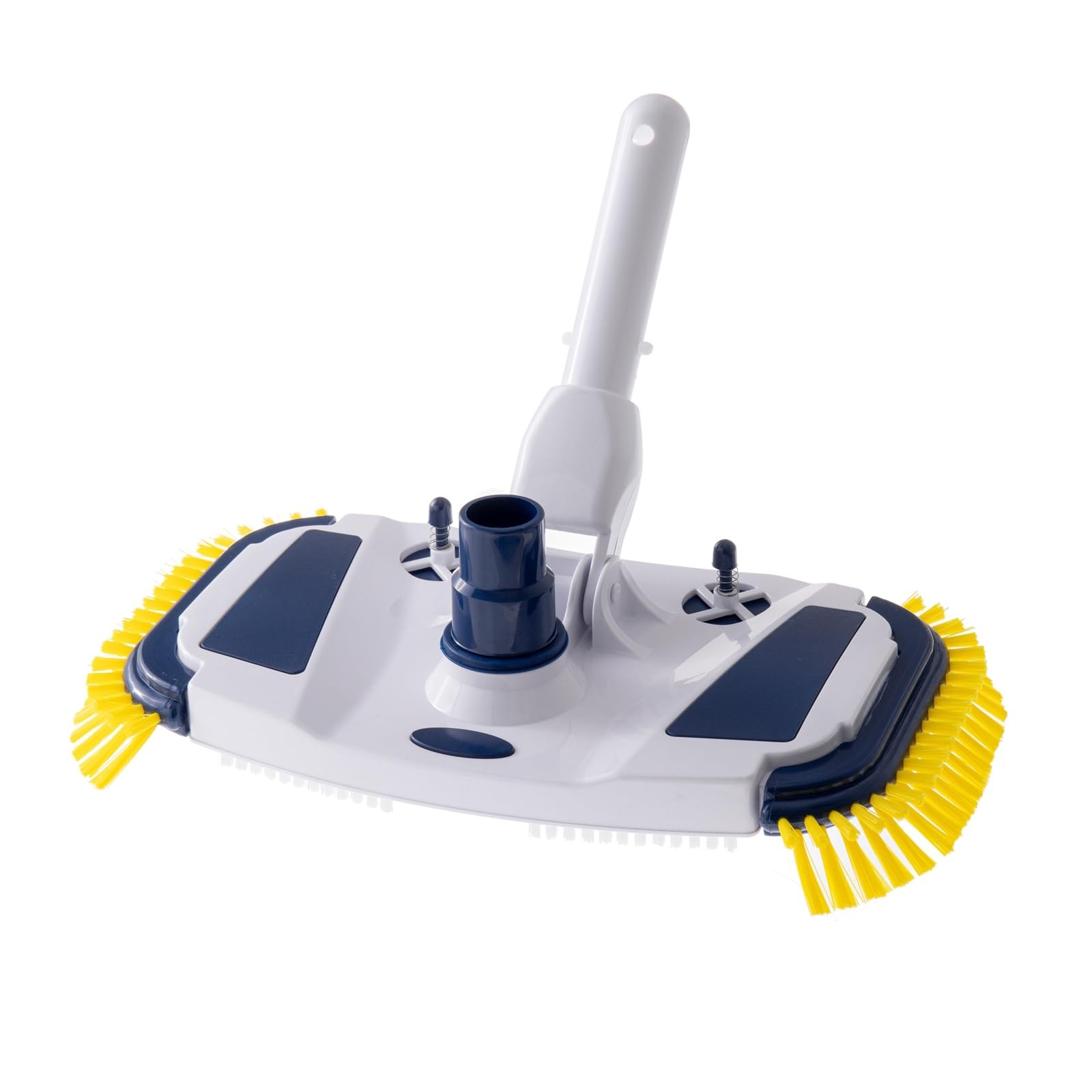 Weighted Pool Vacuum Head, Vinyl-Safe No Wheels 14“, Navy Blue,white