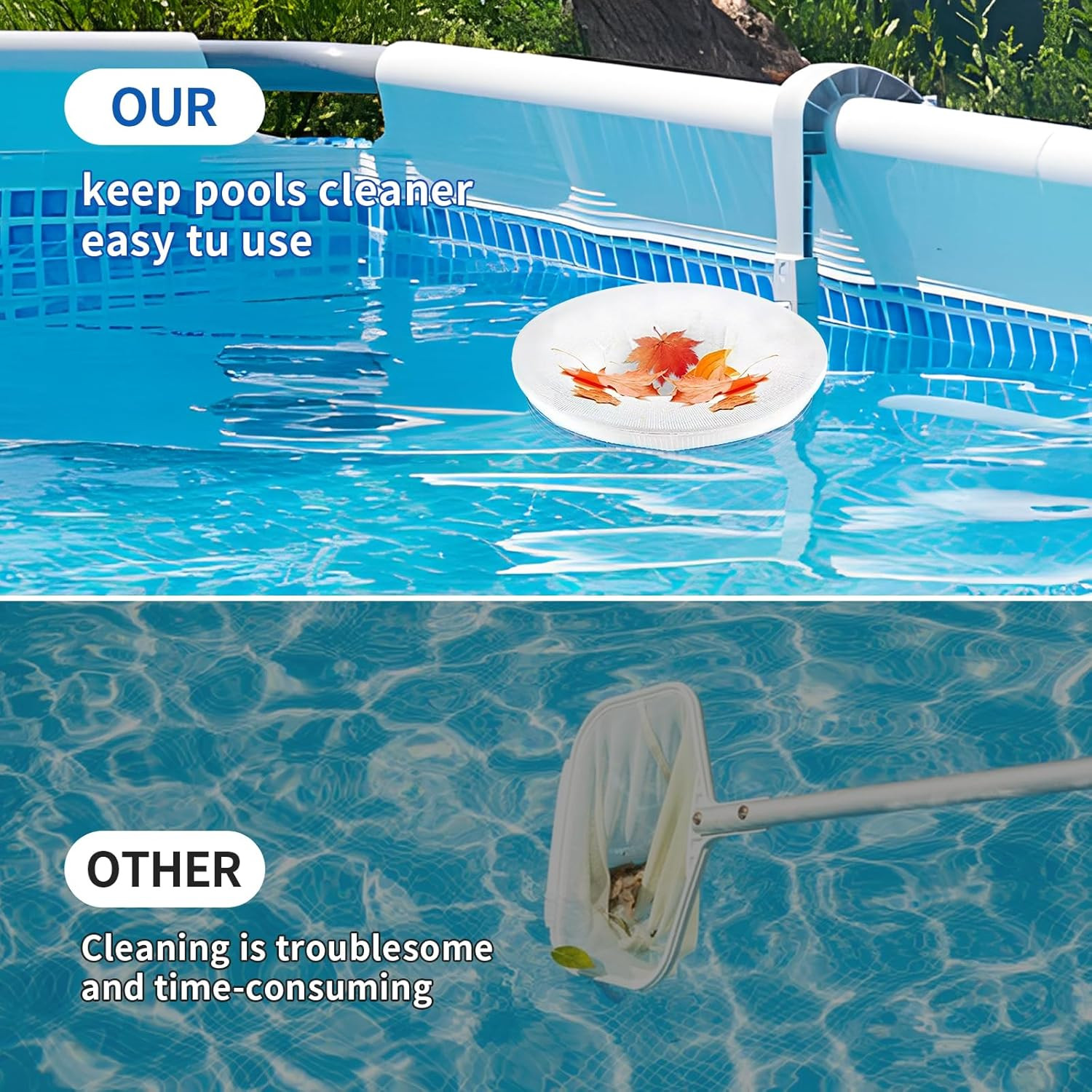 30-Packs Pool Skimmer Socks above Ground Pool Ultra Fine Mesh Screen