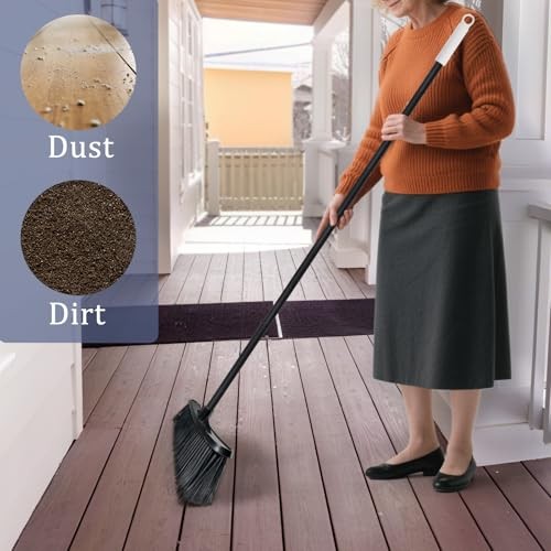 Outdoor Broom for Cleaning Floor – Outside Brooms, Heavy Duty Outdoor Broom