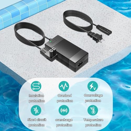 26V Charger Adapter for 21.6V Battery Pool Cleaner, Power Supply Compatible