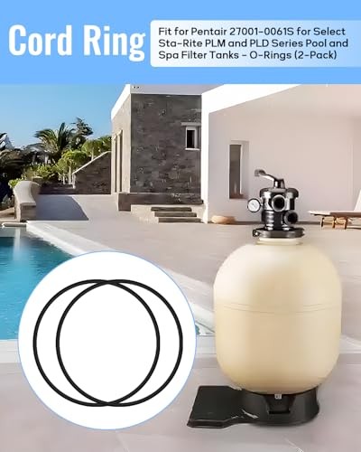 27001-0061S Tank O-Rings Fit for Pentair Sta-Rite System 2 PLM/PLD Series Pool