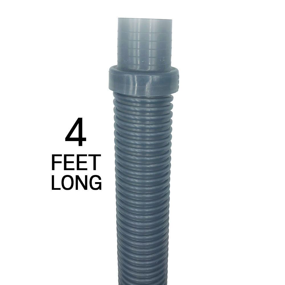 Puri Tech Pool Vac Ultra AquaBug Hose Translucent Blue 1.5 inch x 4 feet 6 Pack