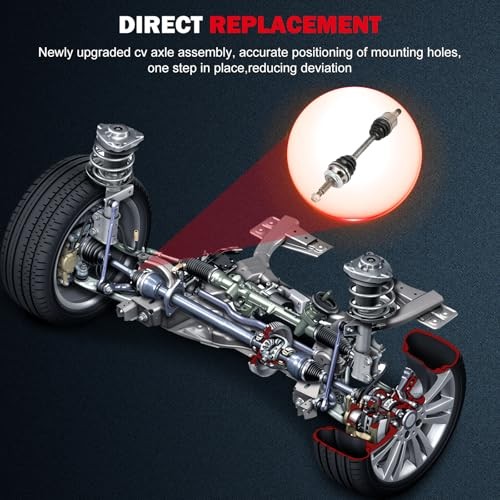 66-5281 CV Axle Shaft Assembly Fit 2008-2015 for Scion xB 2.4L Front Left