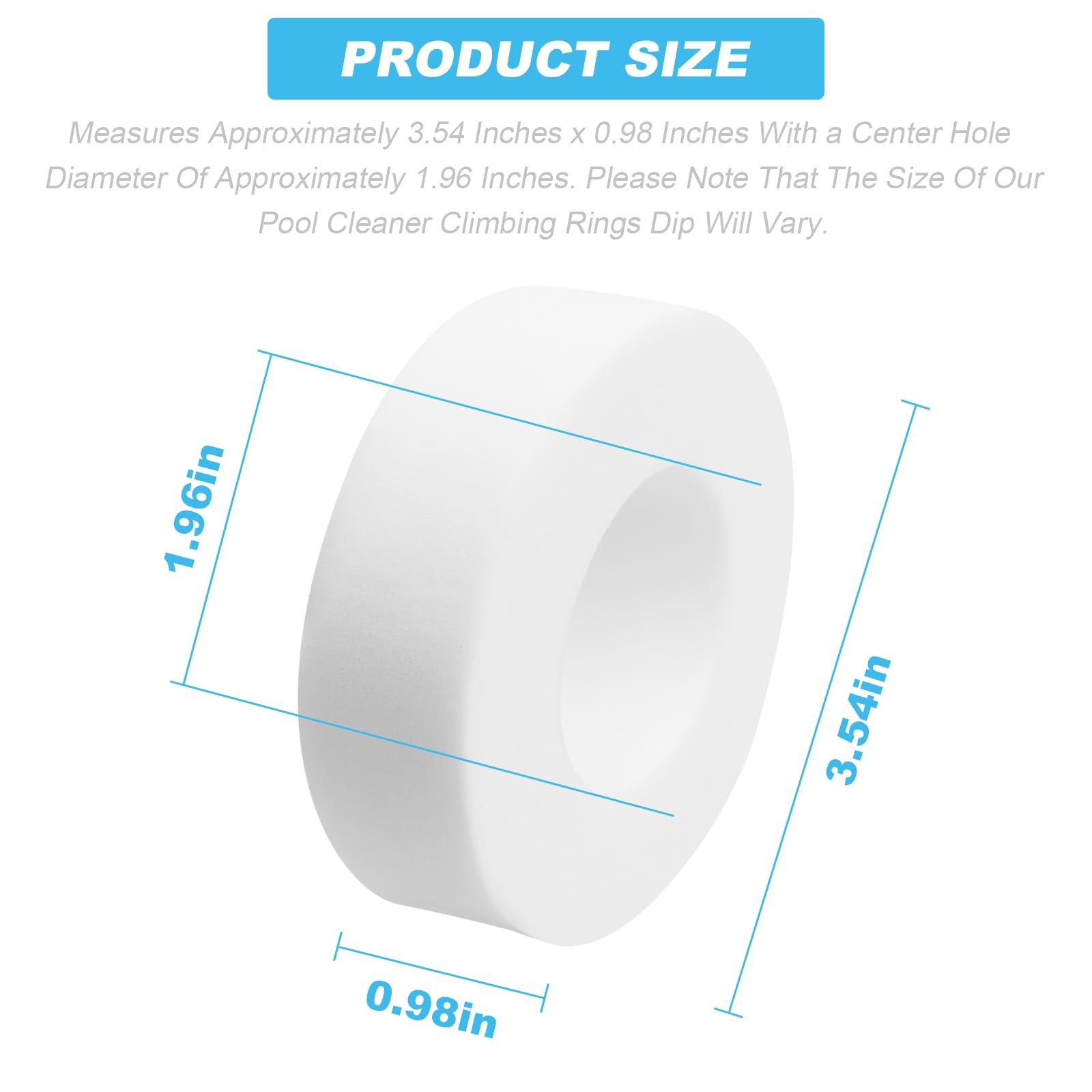 Pool Cleaner Climbing Rings 4pk 6101611 Robotic Maytronics Replacement Parts