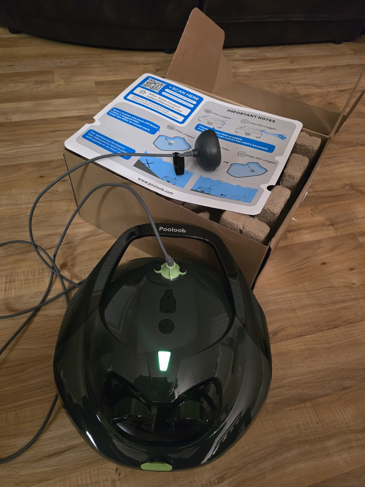 Pooloob PF1 Cordless Pool Vacuum Cleaner Robot: 150 Min Runtime, Triple Layer…