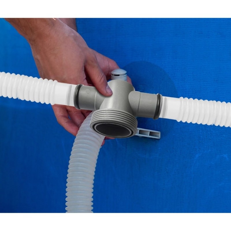 Easy to Use T Joint Pool Hose Connector with Precise Sealing Structure