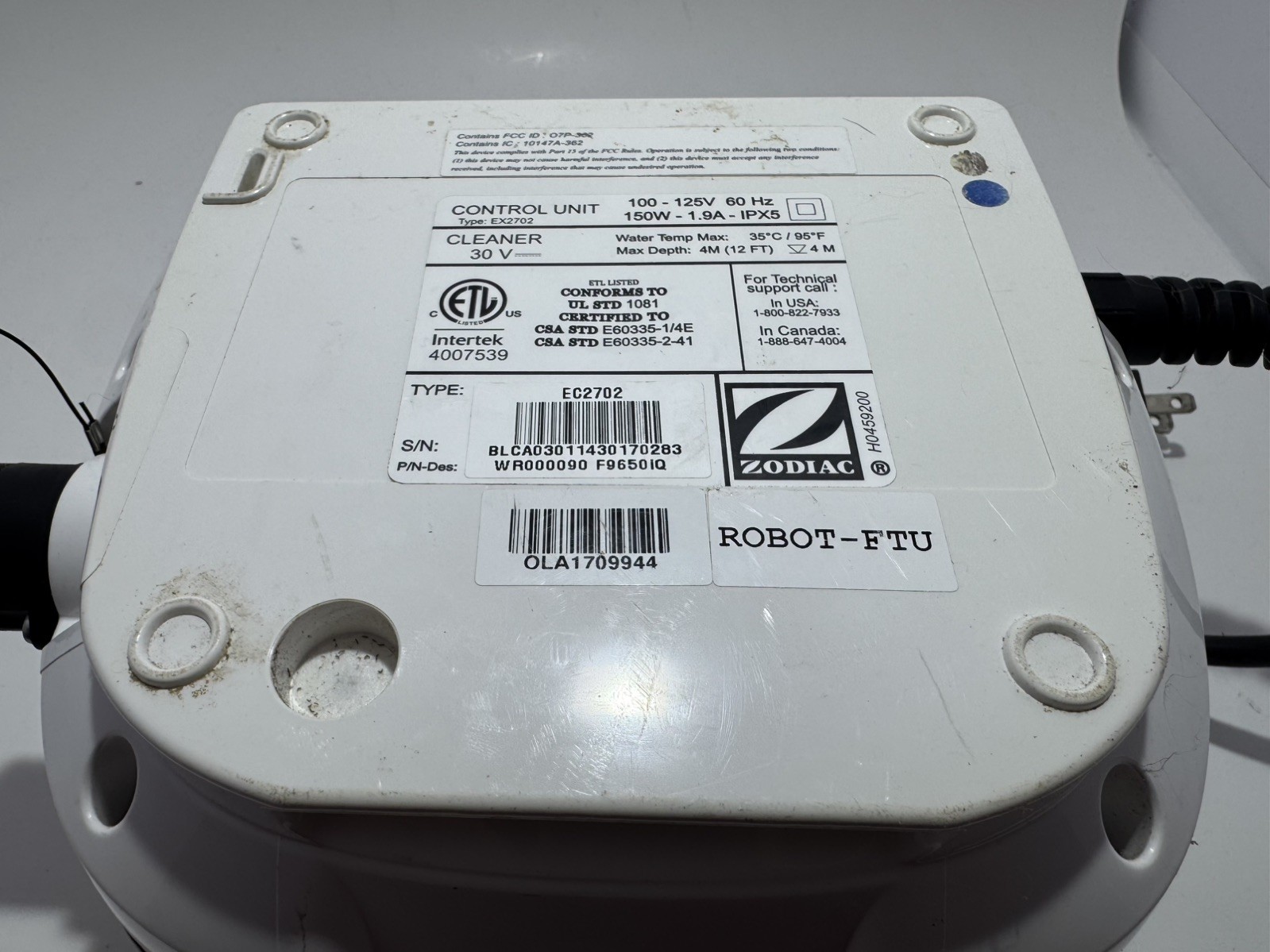 Polaris iAquaLink Control Box EC2702 P965iQ Power Supply Unit Tested A9