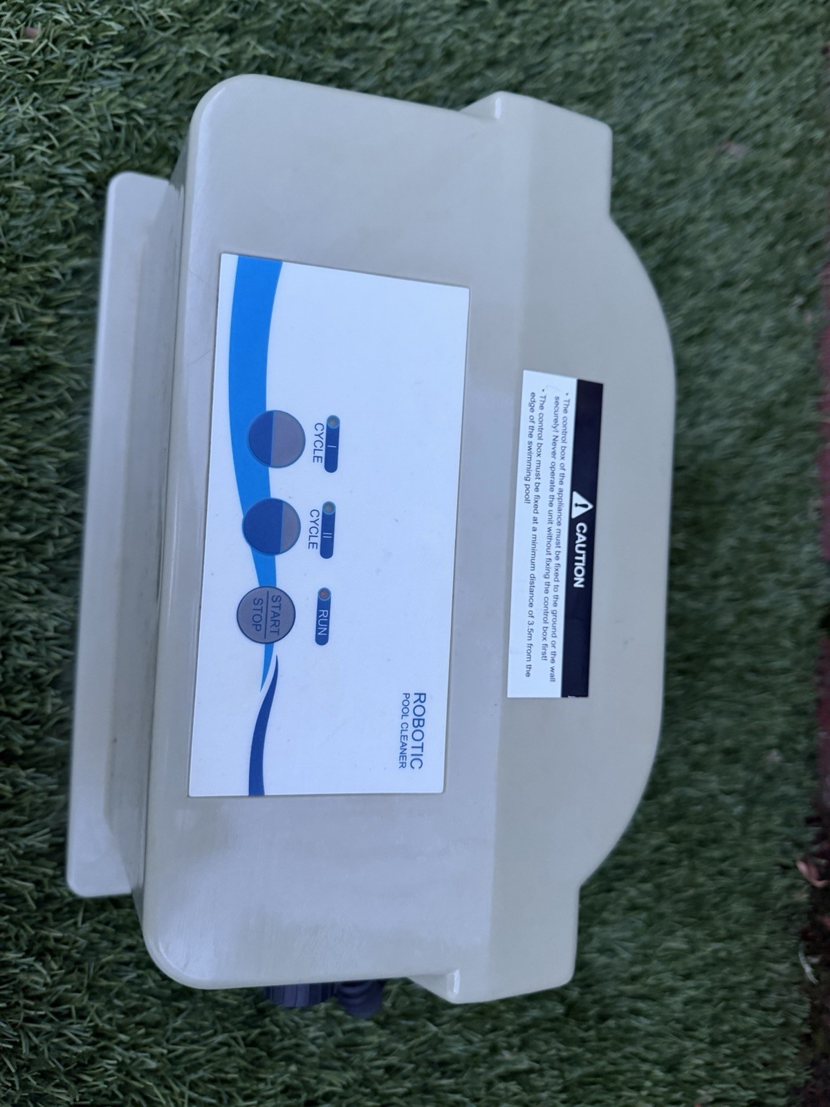 Aqua Select Stinger Above-Ground Robotic Swimming Pool Cleaner w/ Power used