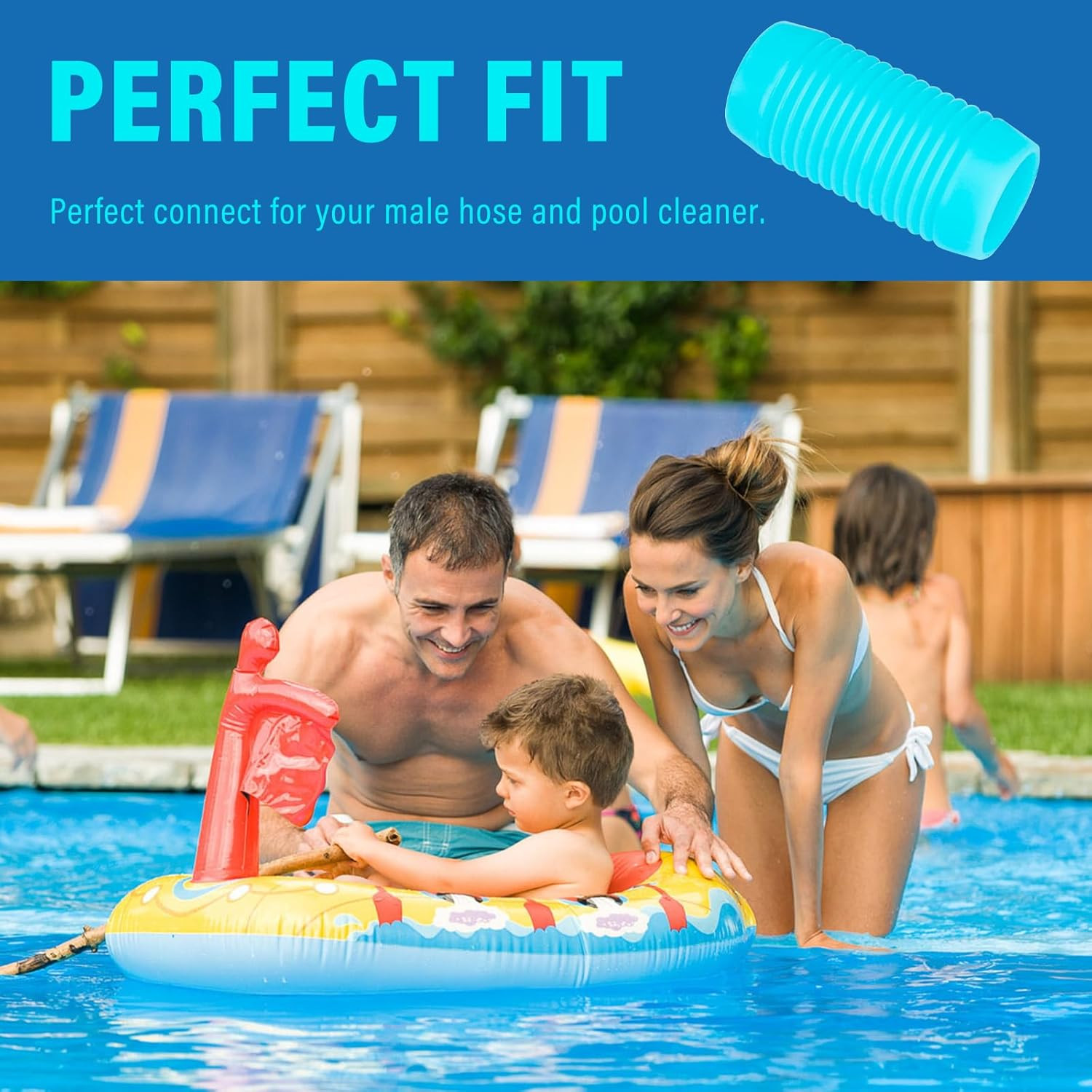 K21241B Female/Female Hose Section for Pentair Kreepy Krauly Automatic Pool and