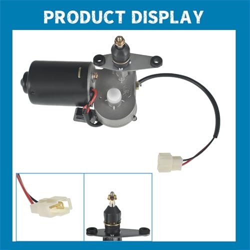 12V Electric Motor Windshield Wiper with Washer Pump Kit Replacement for