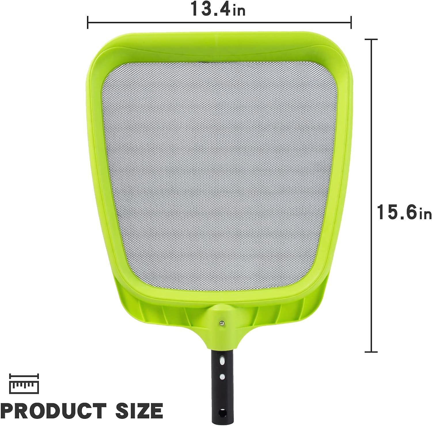 Skimmer Para Piscina: Marco Reforzado Y Rastrillo De Hojas De Nailon Durader…